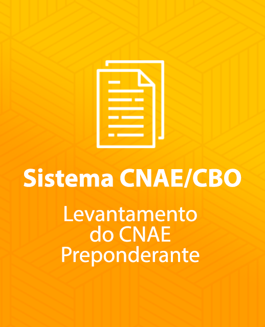 Sistema CNAE/CBO Sistema CNAE/CBO